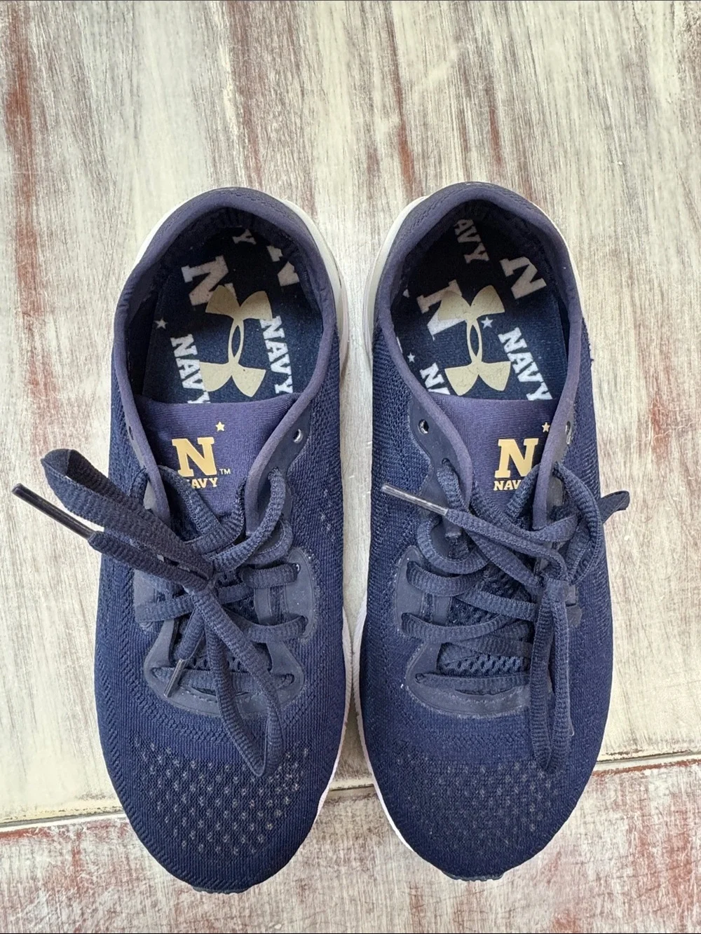 Under Armour Women’s Navy & White Athletic Running Shoes